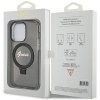 Guess GUHMP15XHRSGSK iPhone 15 Pro Max 6.7 czarny/black hardcase Ring Stand Script Glitter MagSafe